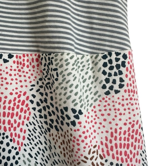 NWT PACT ORGANIC FIT AND FLARE CROSS BACK MIXED PATTERN DRESS SIZE XL - Picture 8 of 14